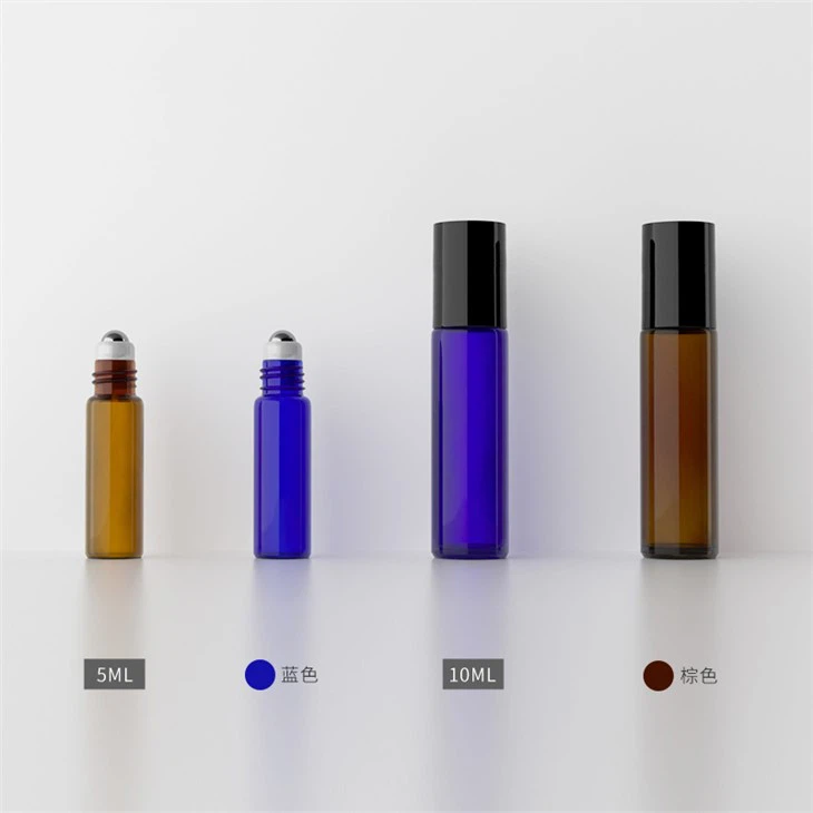 Glass Roller Bottles With Stainless Steel Ball Glass Roller Bottles With Stainless Steel Ball