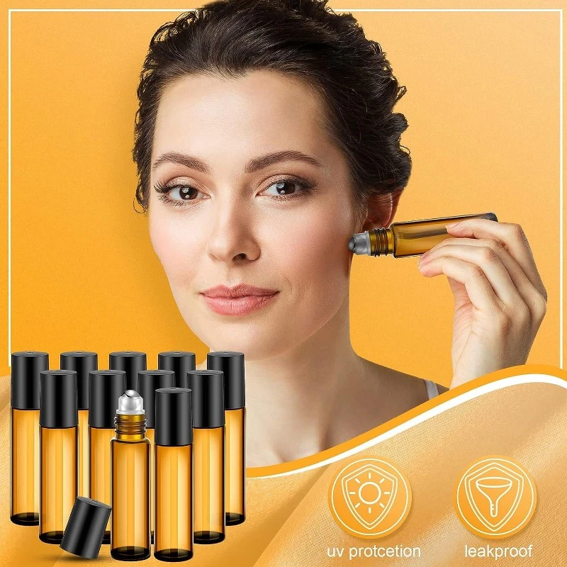 Glass roller bottle application Glass roller bottle application