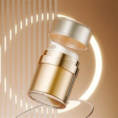 בקבוק משאבה ללא אוויר מזכוכית